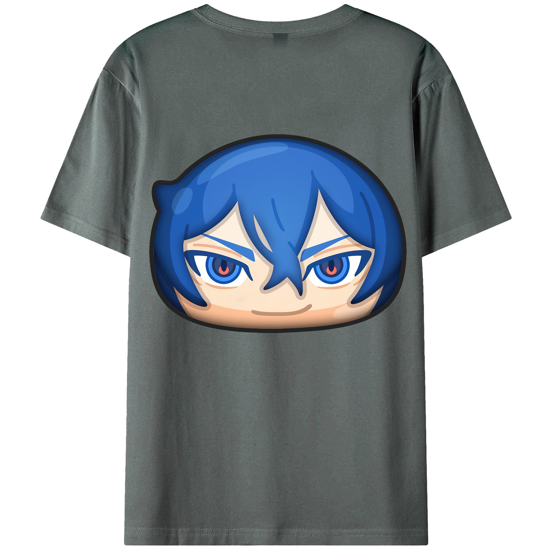 （画像用） 妖怪ウォッチ Yo-kai Watch 綿100％ メンズ半袖Tシャツ（バックプリント） 通気性